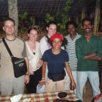 Mark, Heather, Rosa and Melissa in Varkala